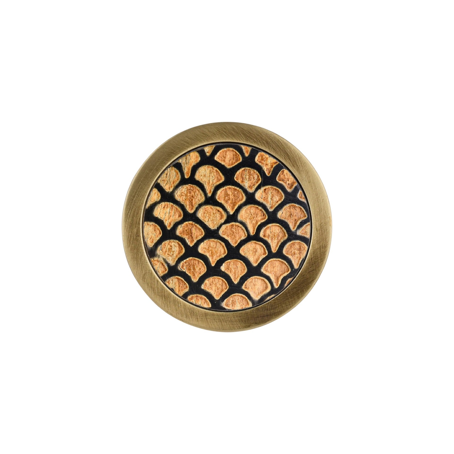NATURAL HORN FILLER CABINET KNOB