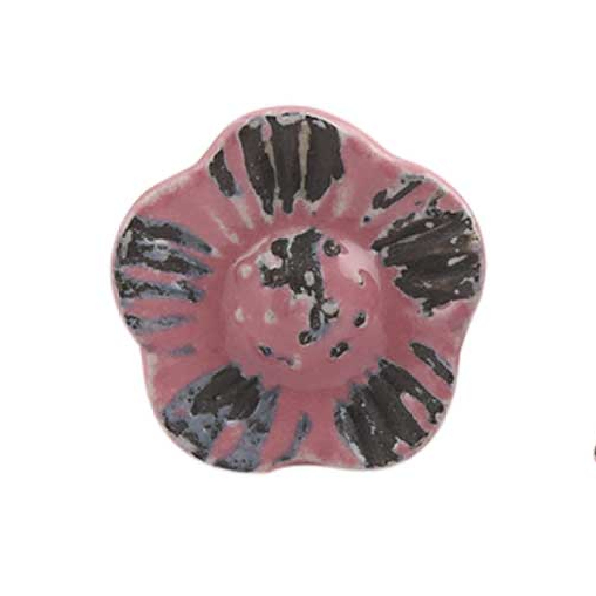 Pink Ceramic Flower Knob