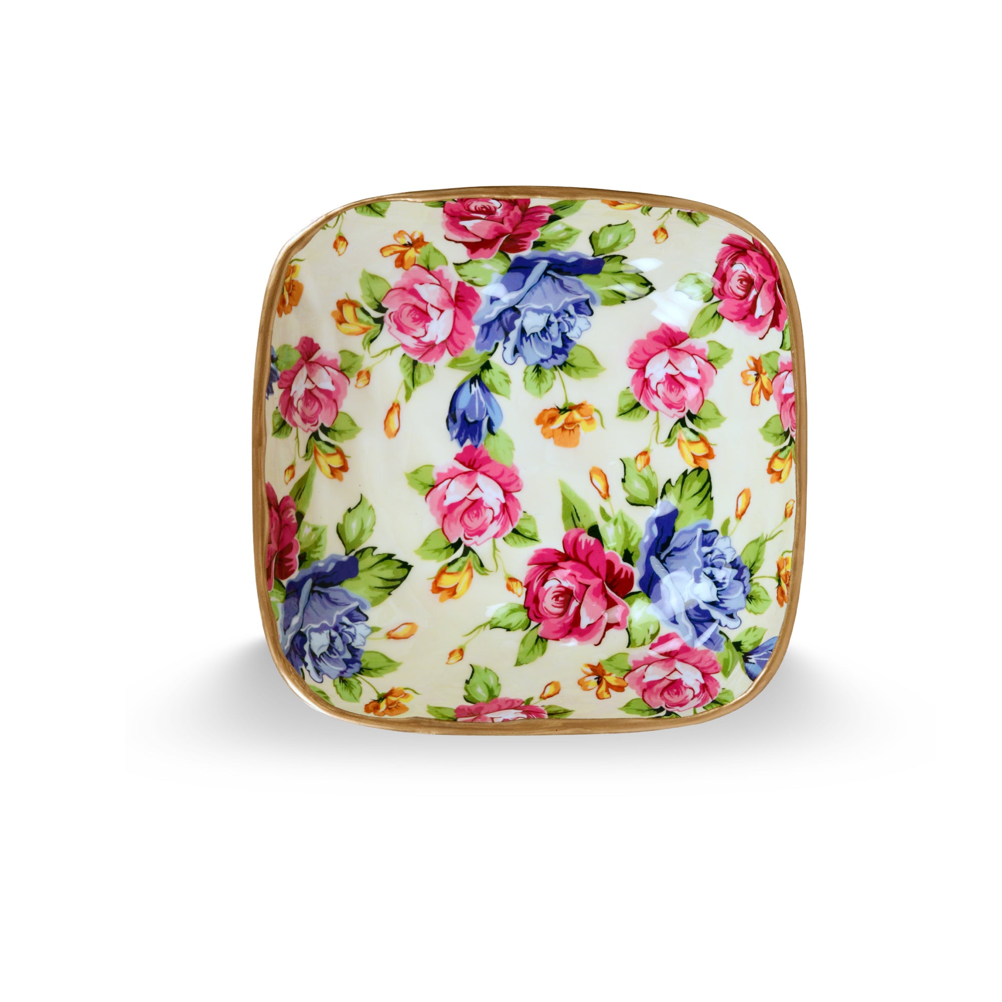 Enamel Square Bowl