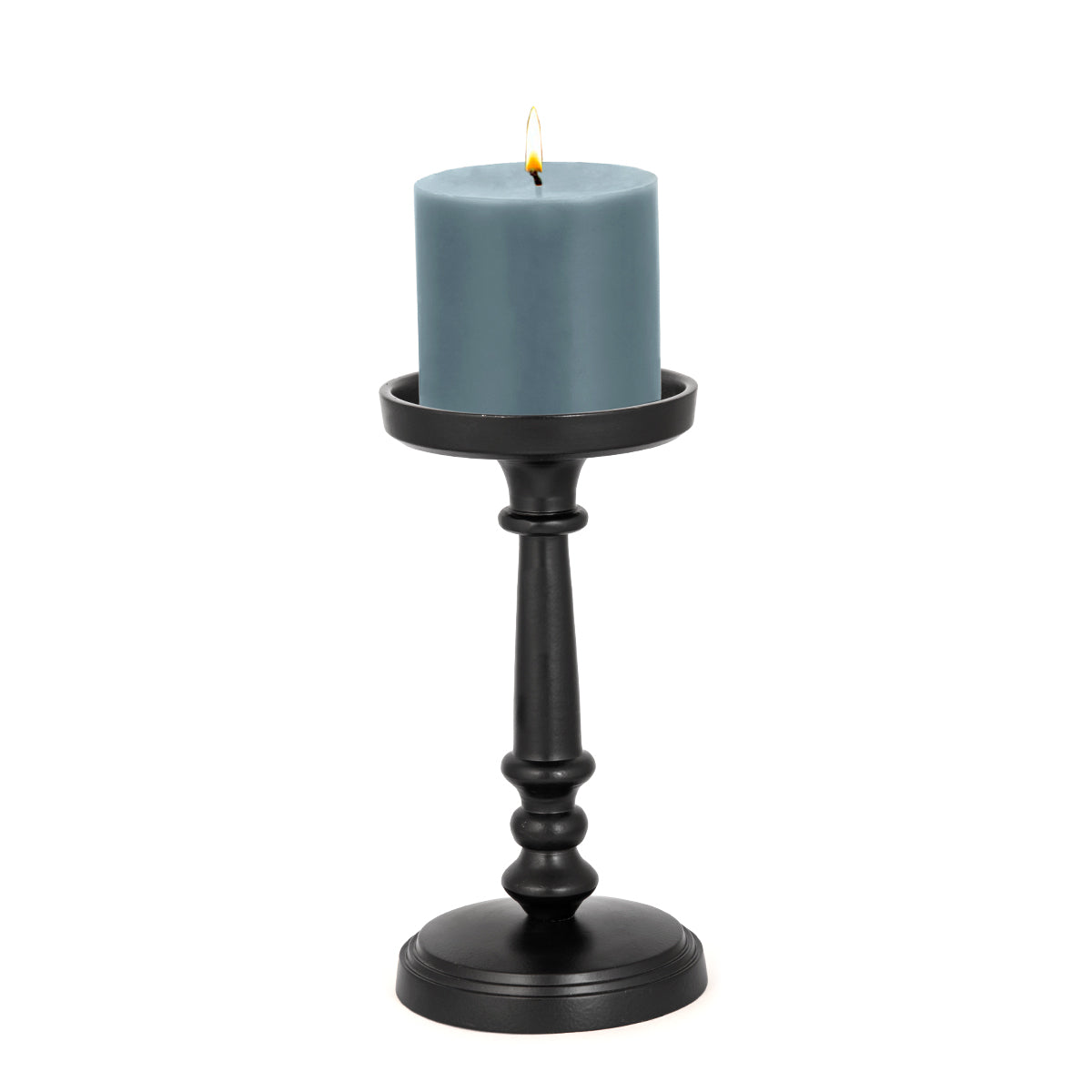 Candle Holder in Black - Medium