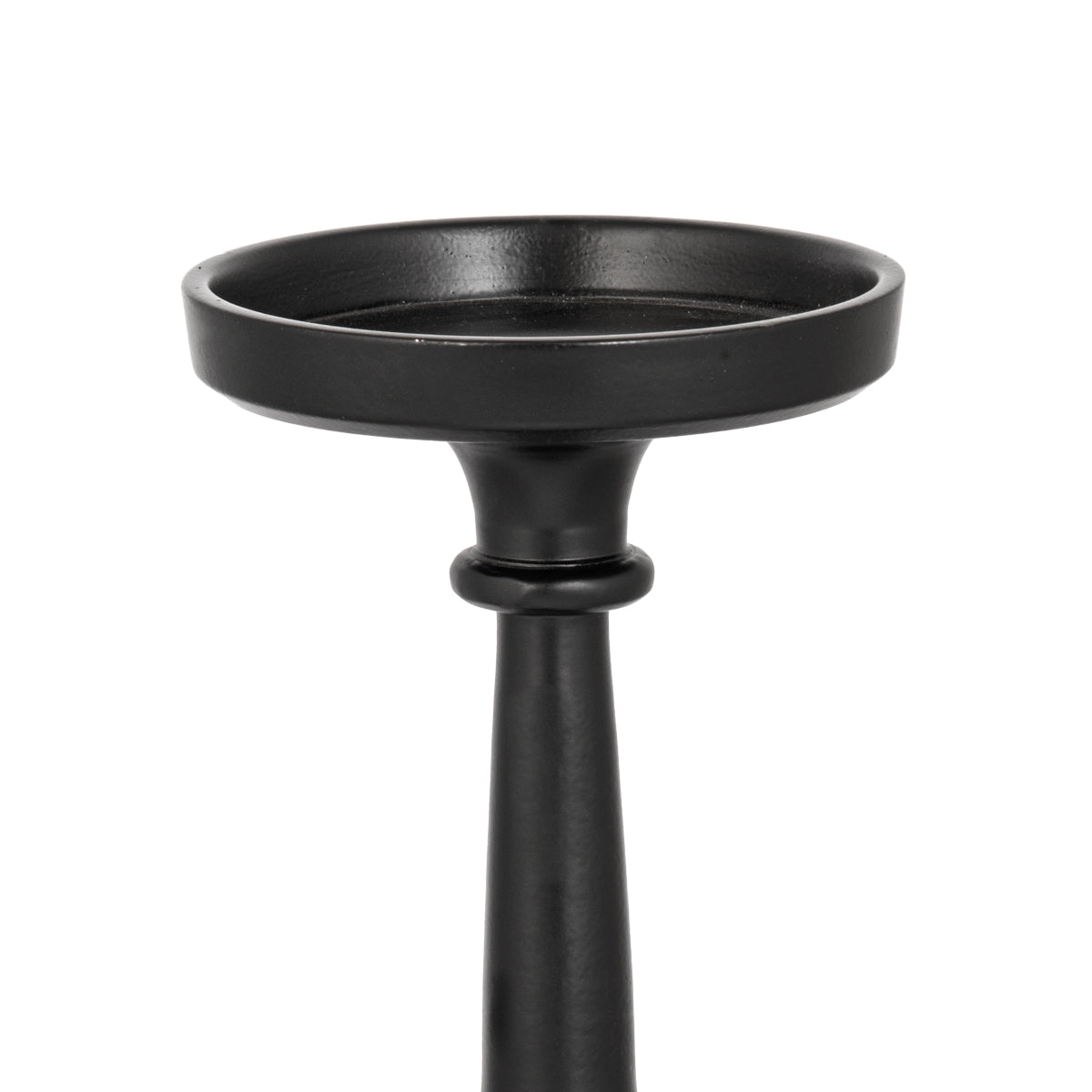 Candle Holder in Black - Medium