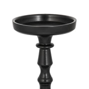 Candle Holder in Black - 6" Height