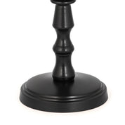 Candle Holder in Black - 6" Height