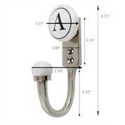 A to Z Black Letter Wall Hooks