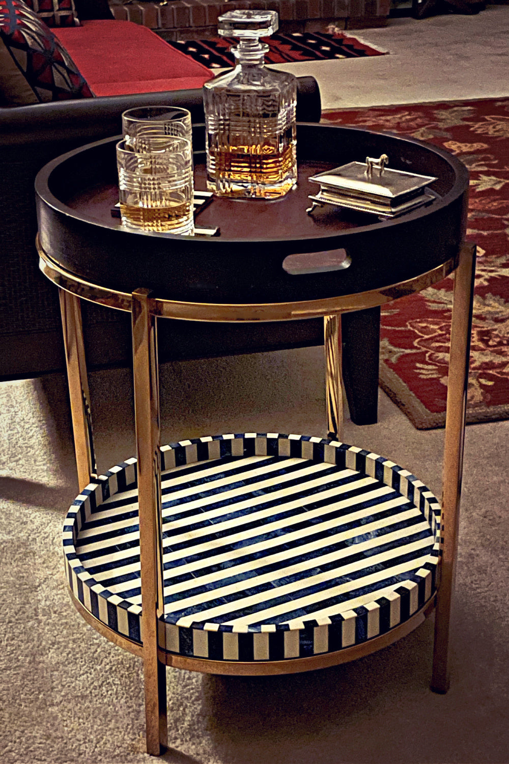 Stainless Steel End Table