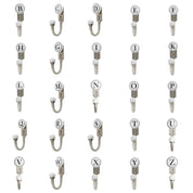 A to Z Black Letter Wall Hooks
