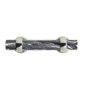 Black and White Stone Cabinet Pull - 5"