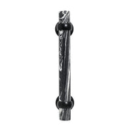 Black and White Stone Cabinet Pull - 7"