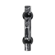 Black and White Stone Cabinet Pull - 5"