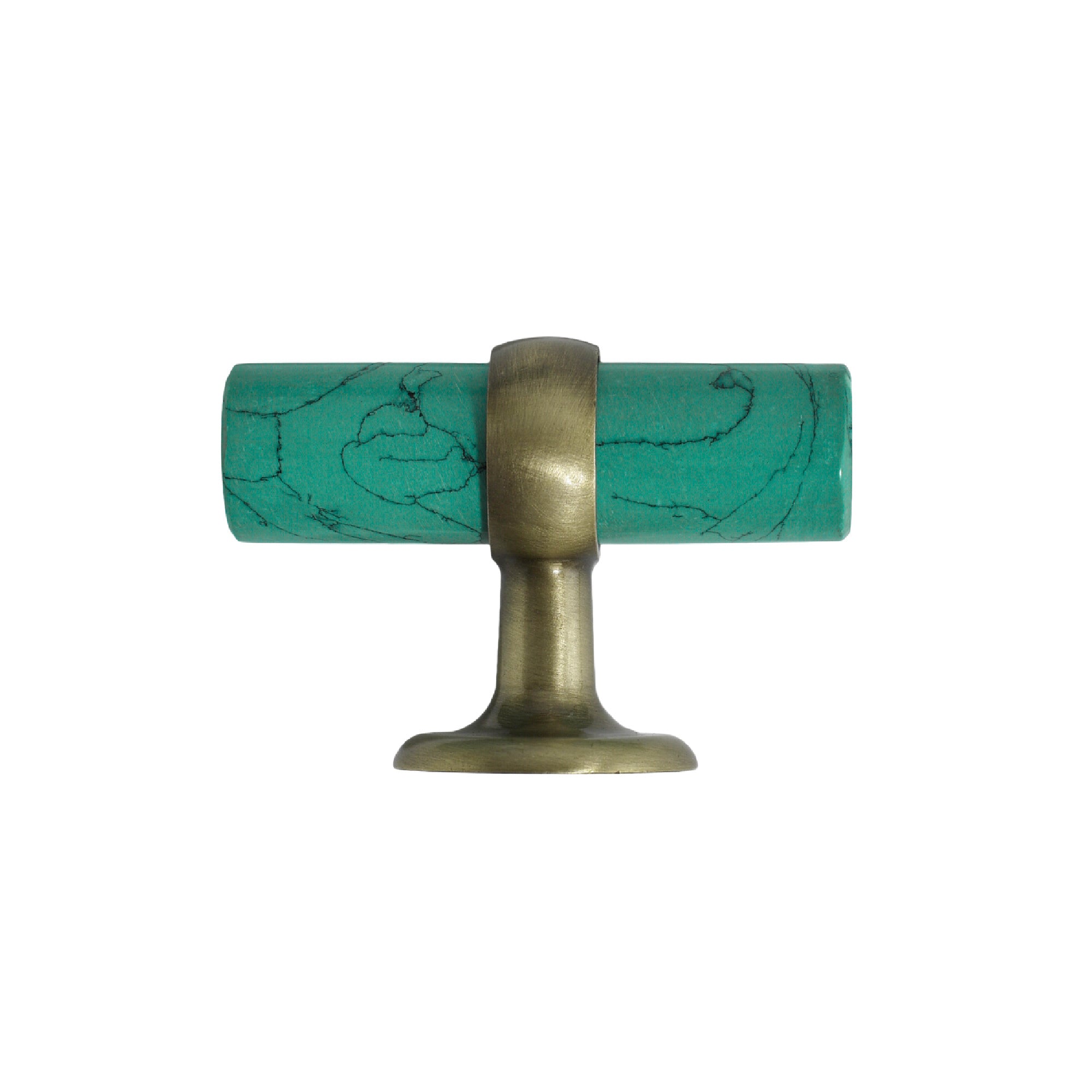 Green Stone Cabinet Pull - 2.5"