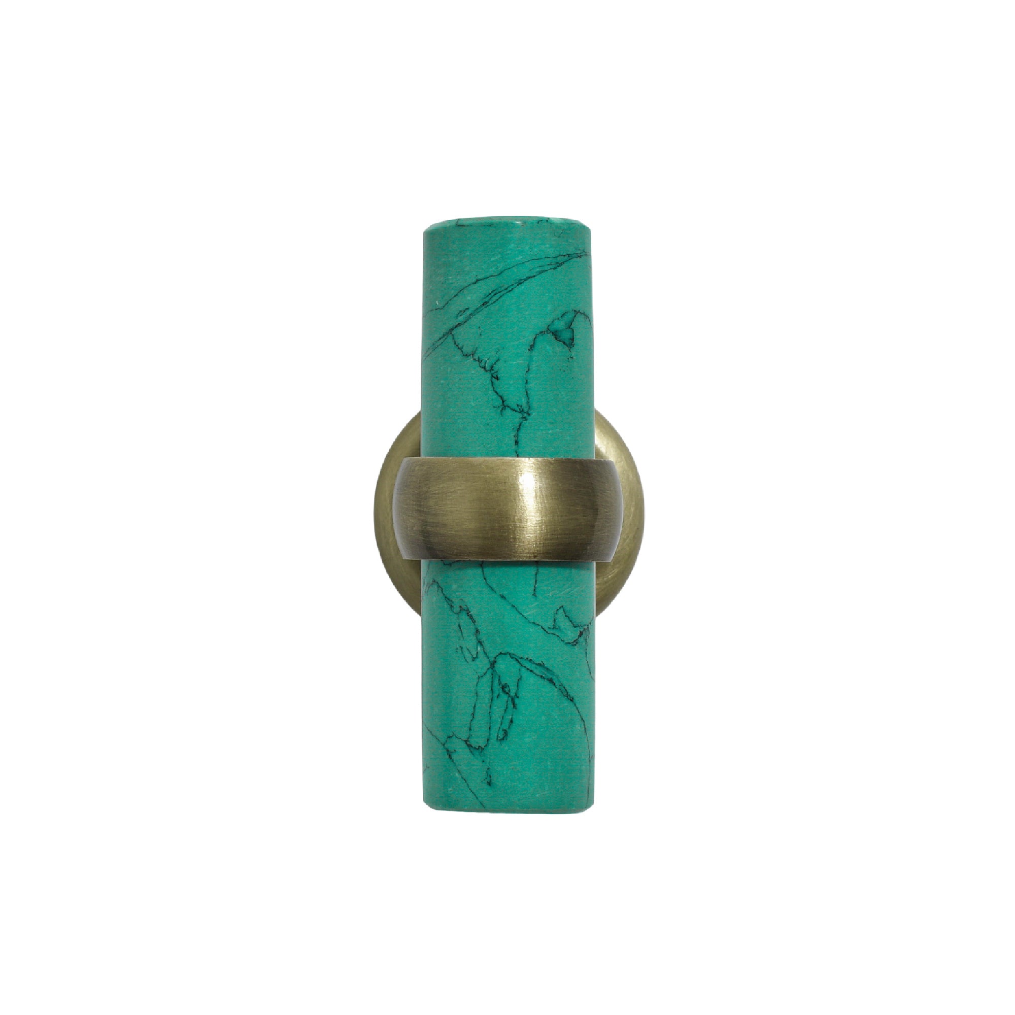 Green Stone Cabinet Pull - 2.5"