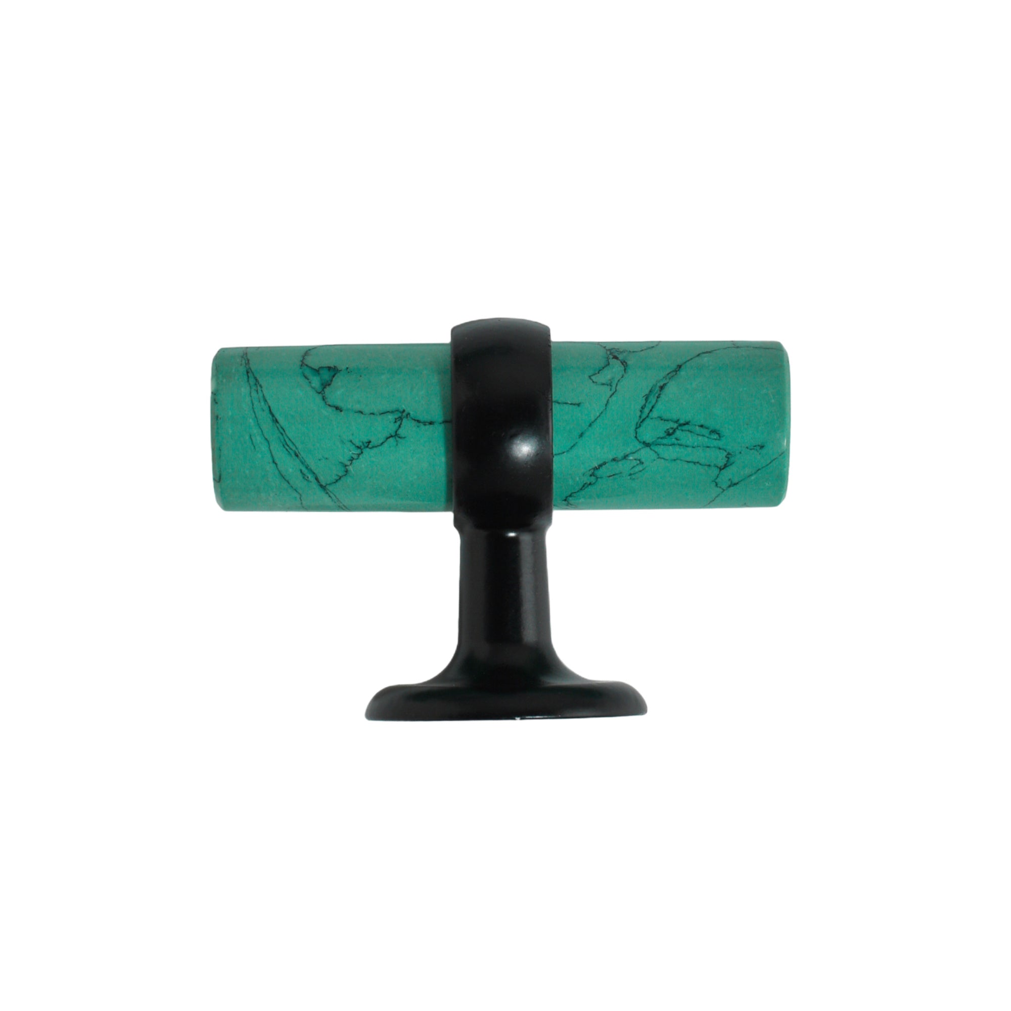 Green Stone Cabinet Pull - 2.5"