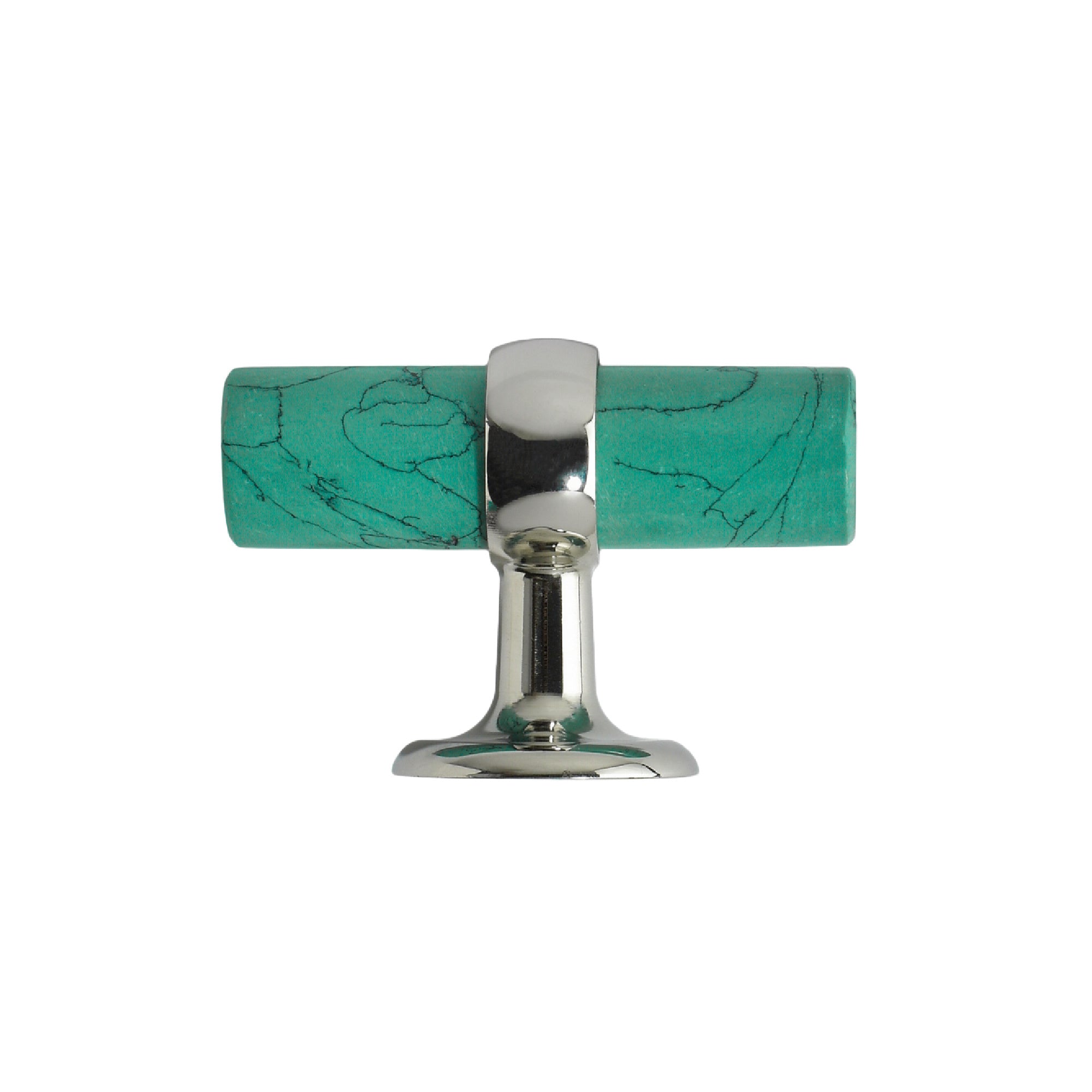 Green Stone Cabinet Pull - 2.5"