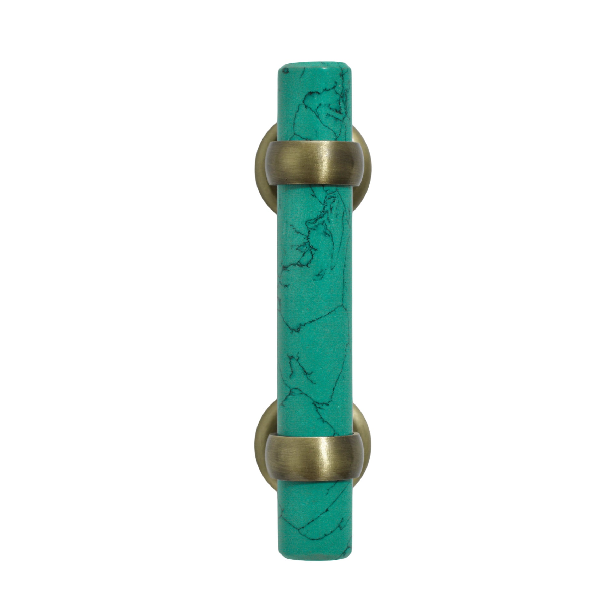 Green Stone Cabinet Pull - 5"