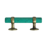 Green Stone Cabinet Pull - 5"