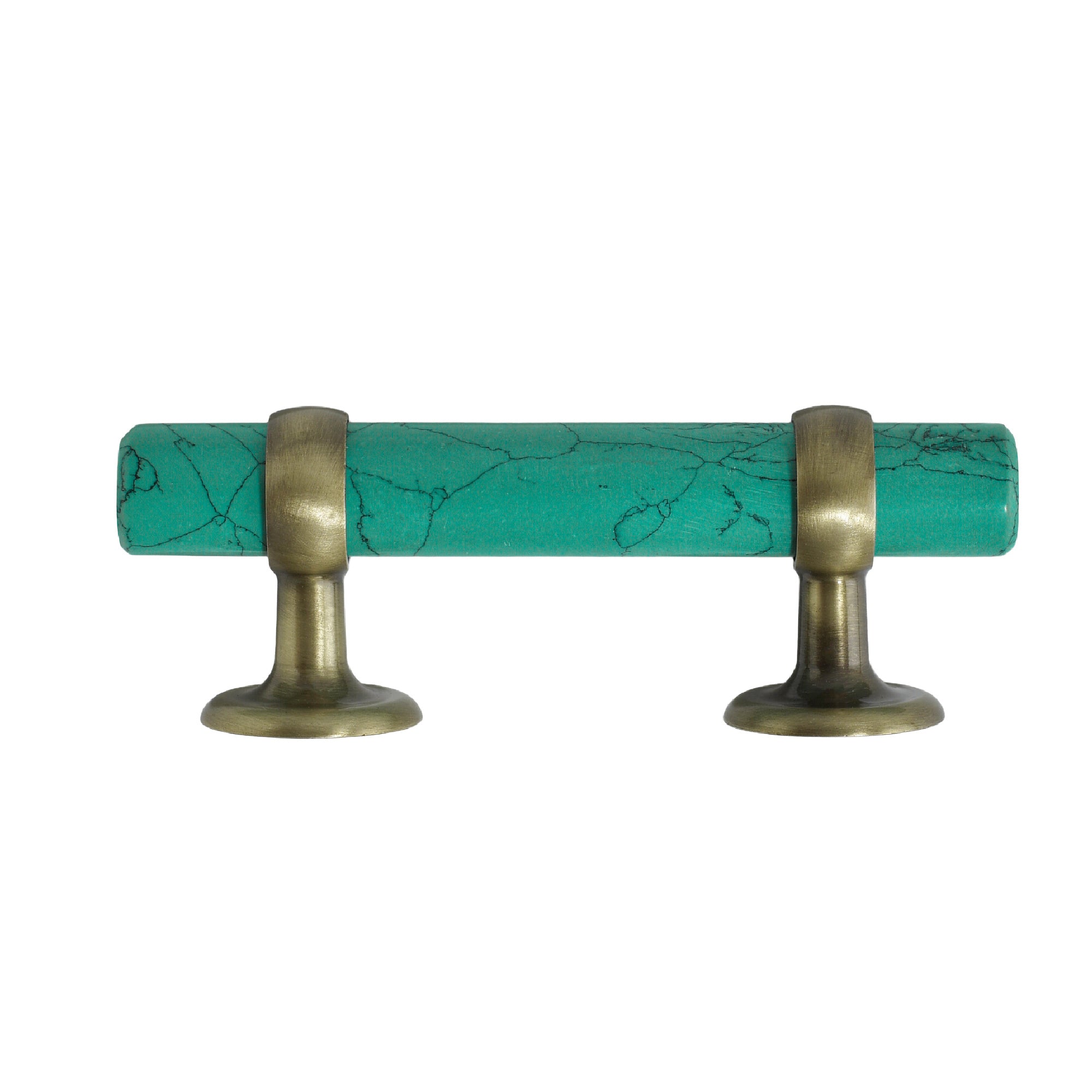 Green Stone Cabinet Pull - 5"