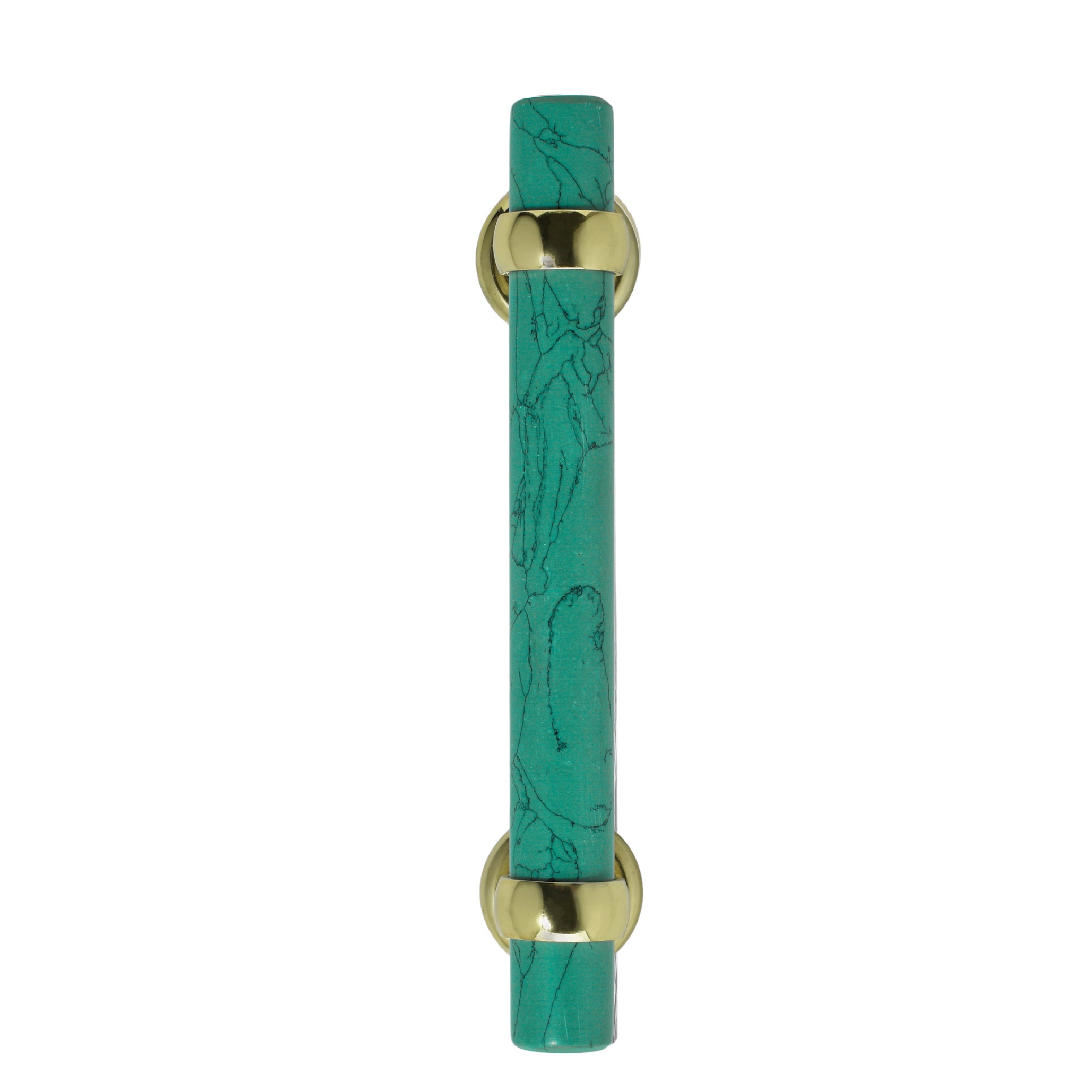 Green Stone Cabinet Pull - 7"