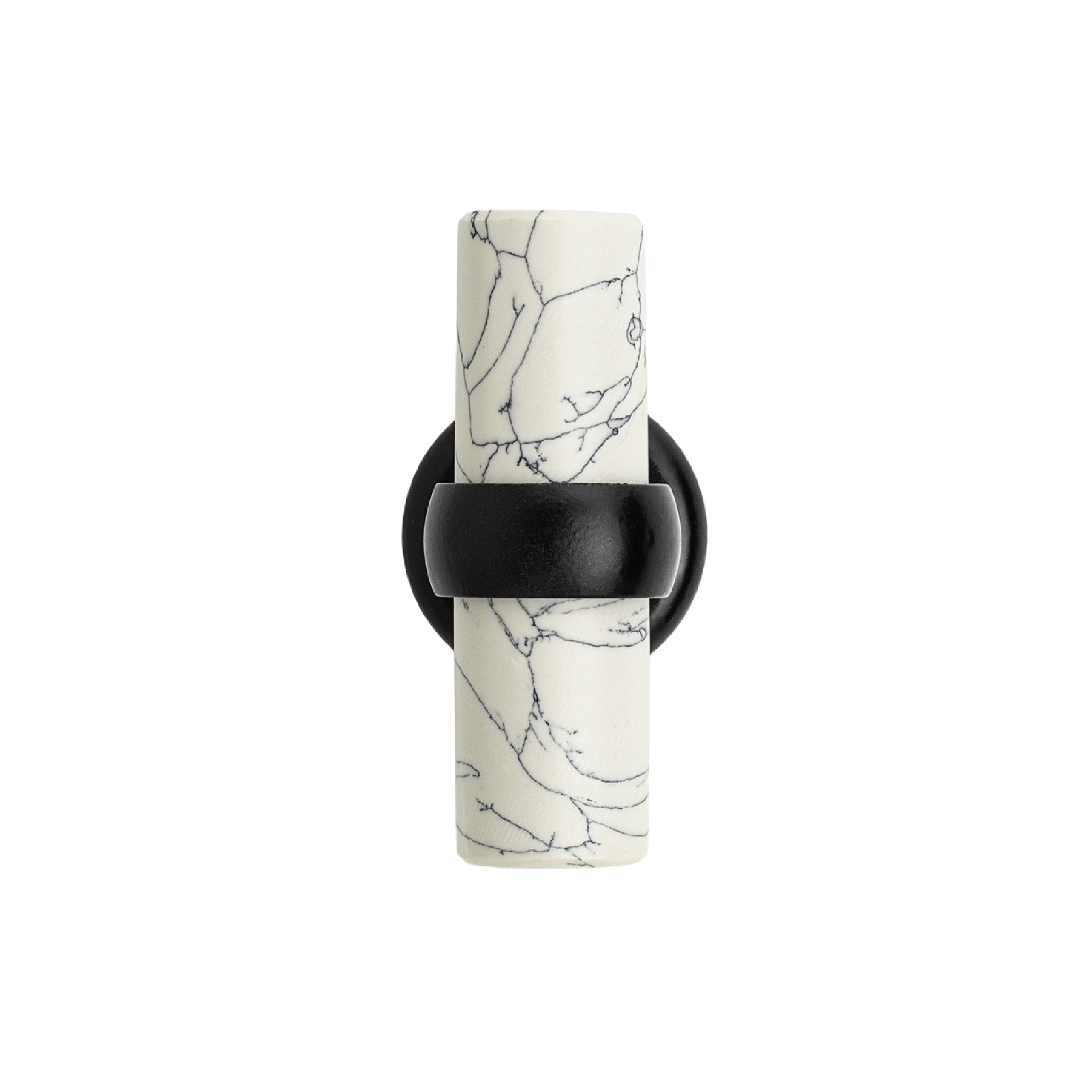 White Stone Cabinet Pull - 2.5"