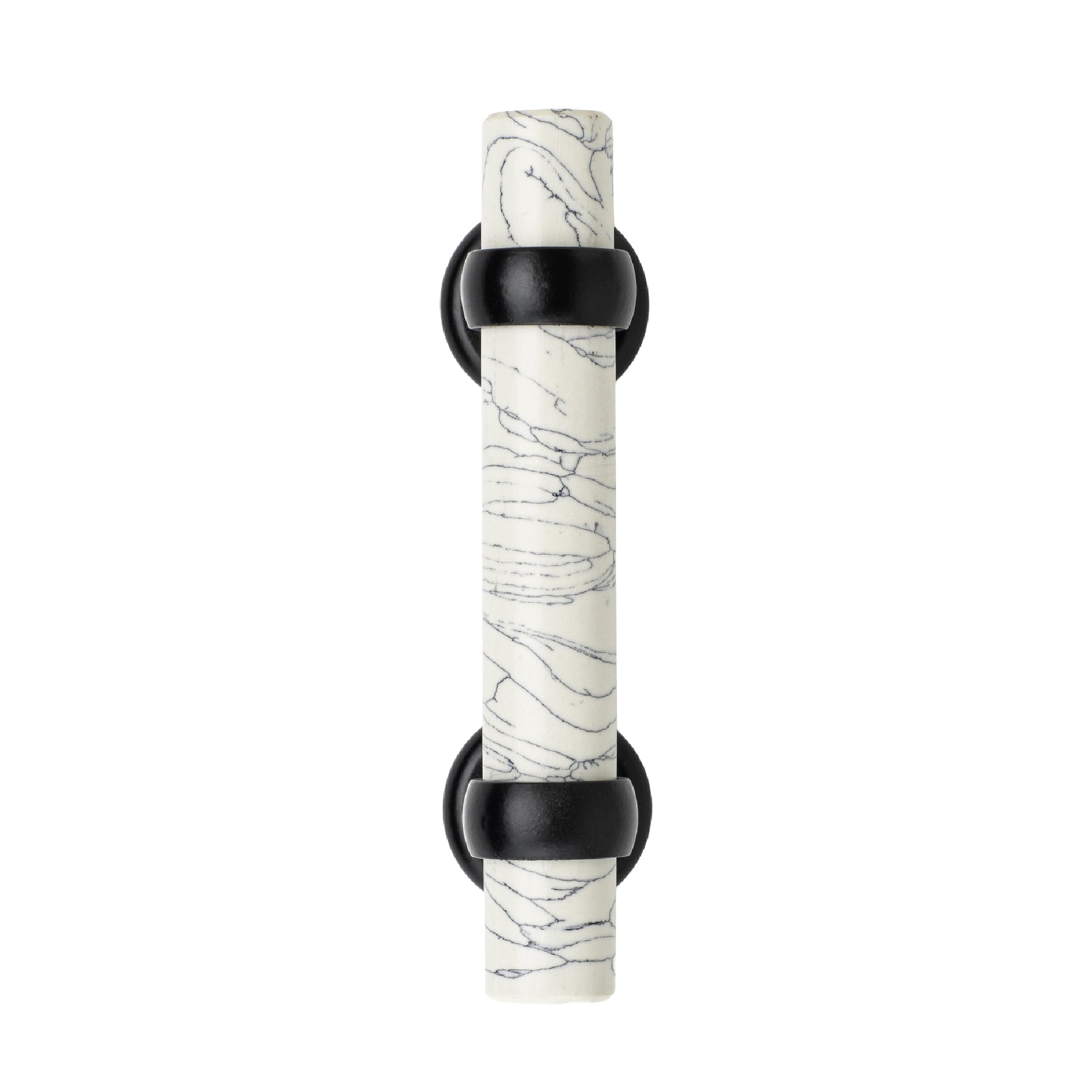 White Stone Cabinet Pull - 5"