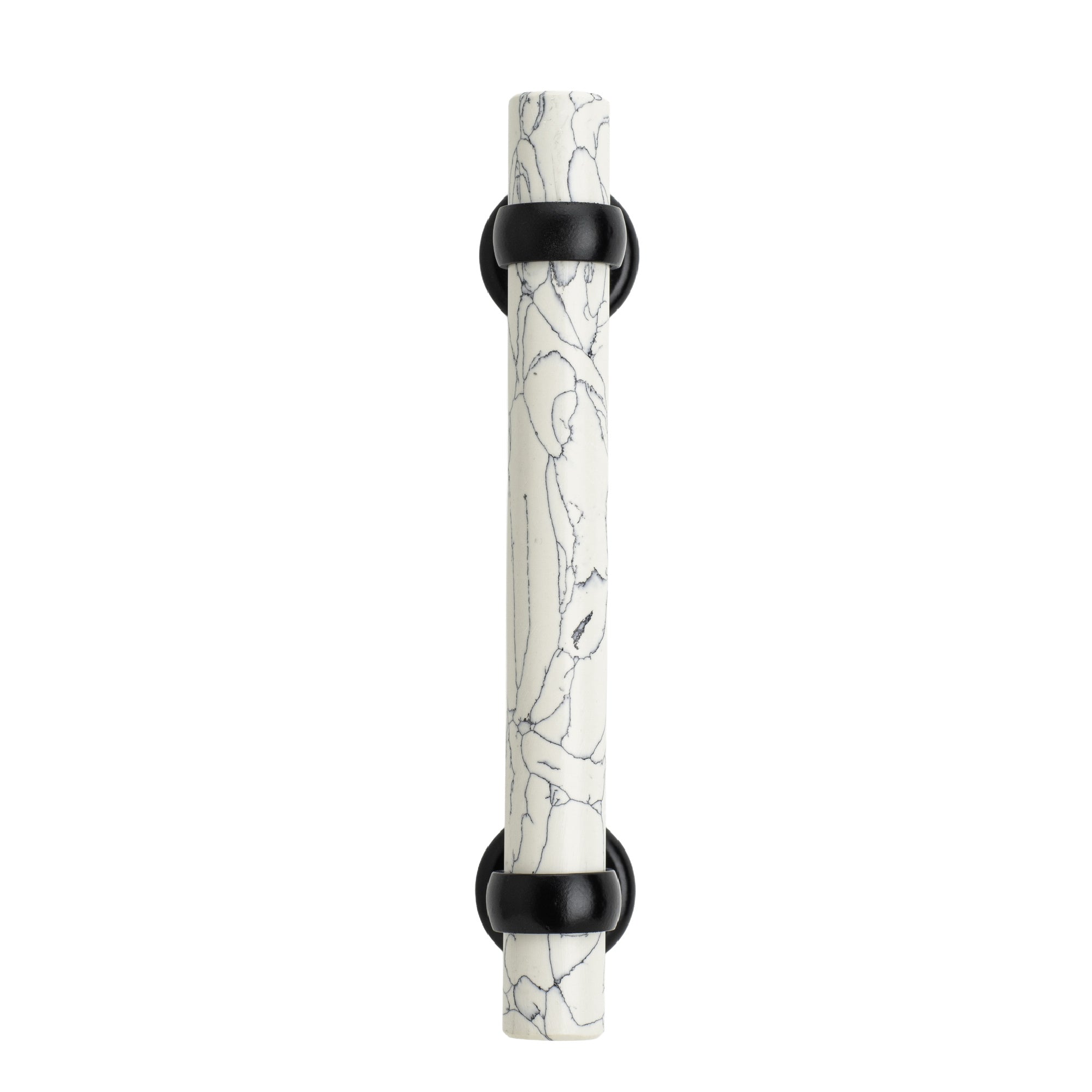 White Stone Cabinet Pull - 7"