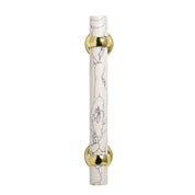 White Stone Cabinet Pull - 7"
