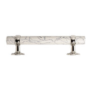 White Stone Cabinet Pull - 7"
