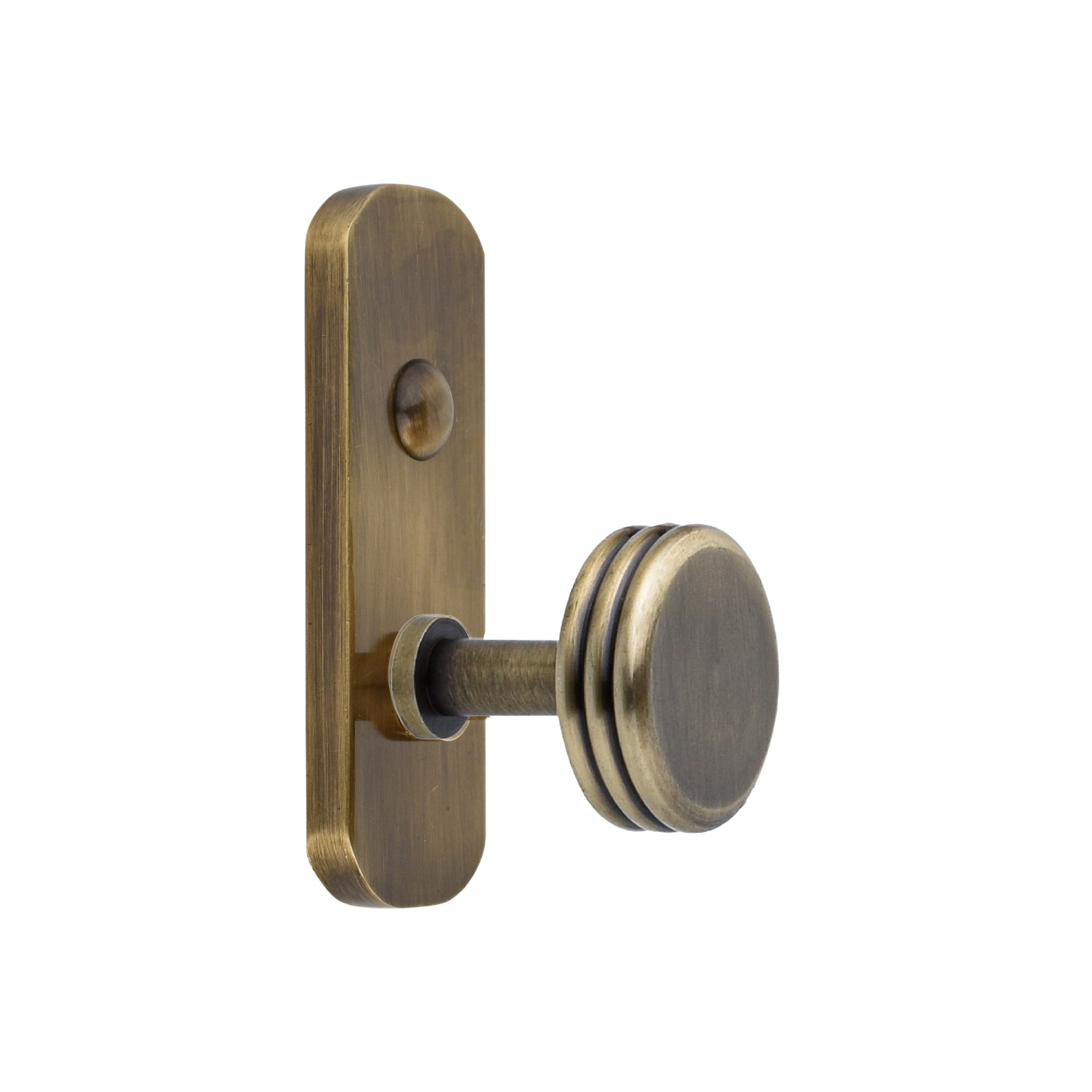 Solid Brass Decorative Wall Hook with Brass Knob