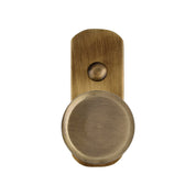 Solid Brass Decorative Wall Hook with Brass Knob