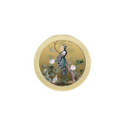 PEACOCK PRINT CABINET KNOB