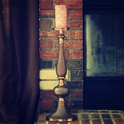 Hammered Candle Holder - 23 " H