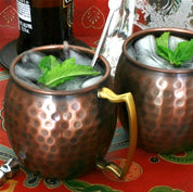 Classic Hammered Pure Copper Moscow Mule Mug