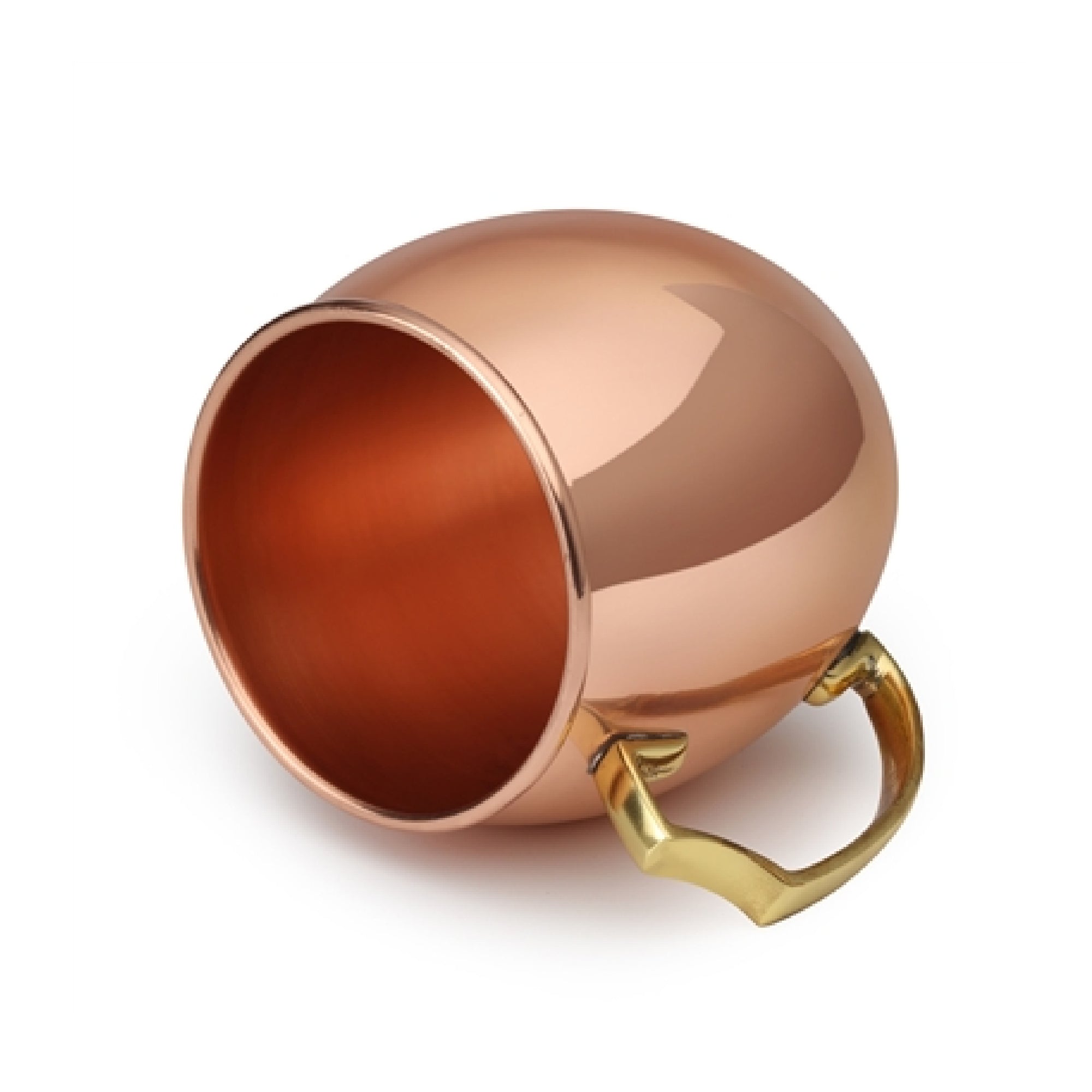 Classic Pure Copper Moscow Mule Barrel Mug - 16 oz