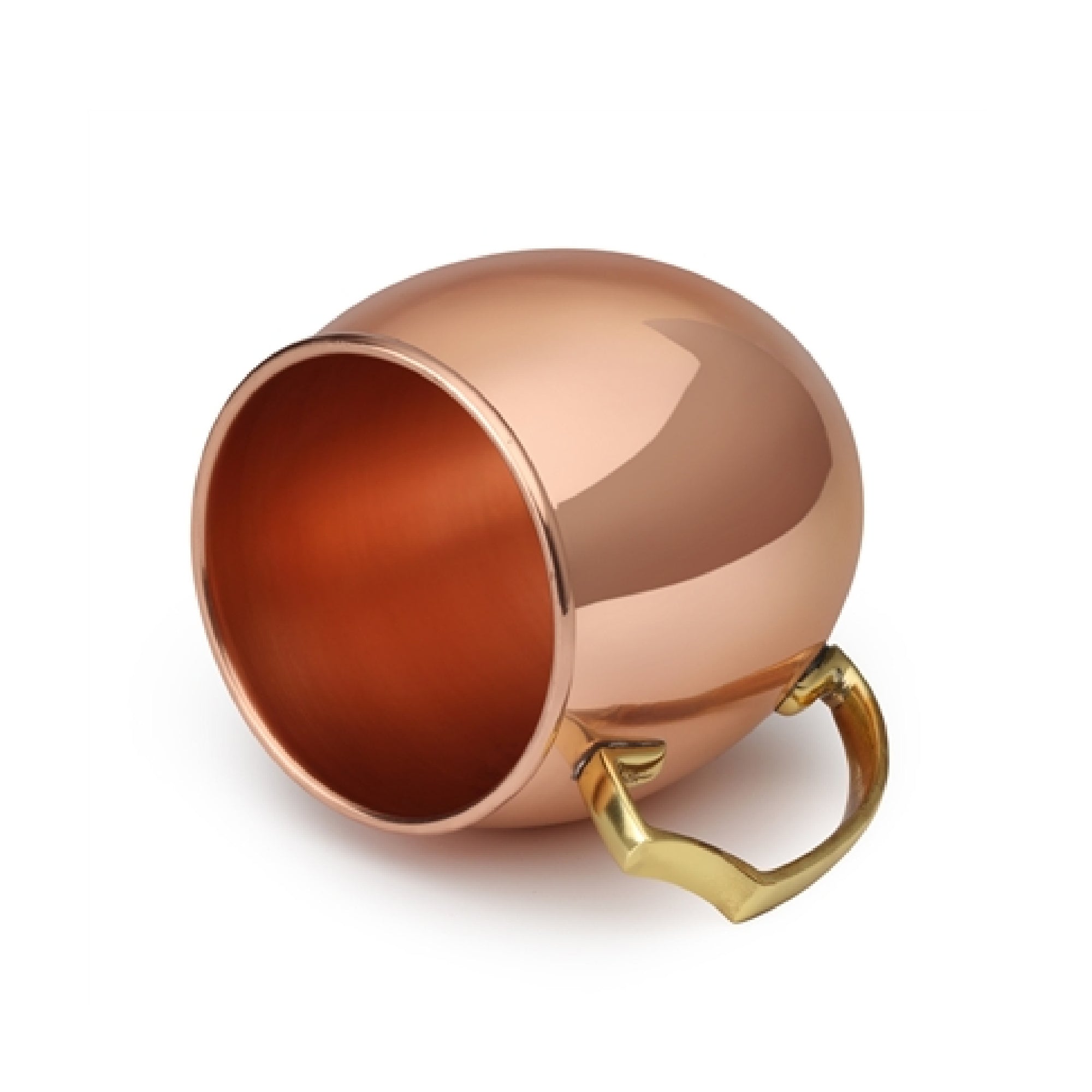 Classic Pure Copper Moscow Mule Barrel Mug - 16 oz