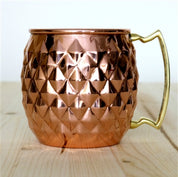 Pineapple Shaped Copper Moscow Mule Barrel Mug