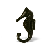 Sea Horse Wall Hook in Black Finish