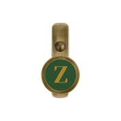 Alphabet Letter Brass Wall Hook A–Z | Decorative Initial Hook