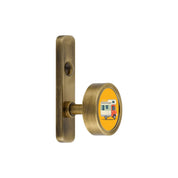BRASS WALL HOOK WITH CAR PRINT
