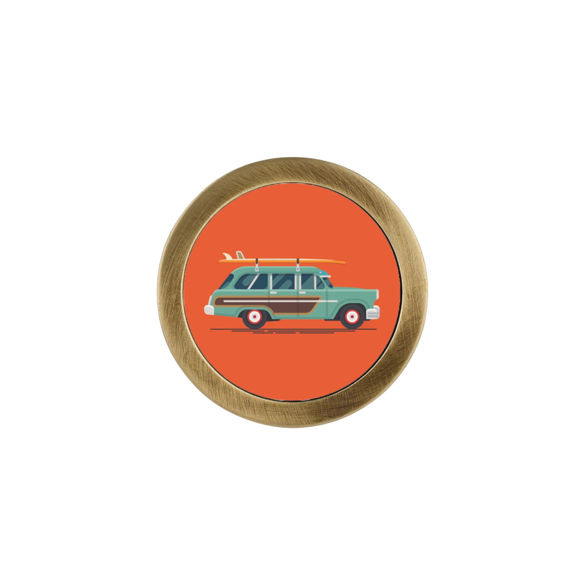 CAR PRINT CABINET KNOB