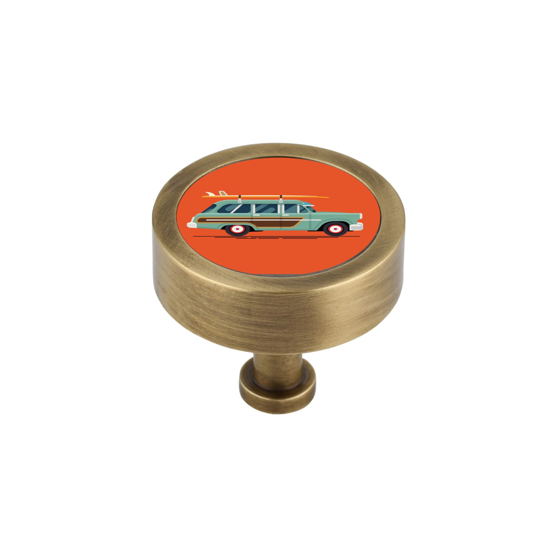 CAR PRINT CABINET KNOB