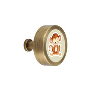 BABY MONKEY PRINT CABINET KNOB