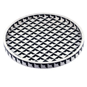 Checkered Resin Inlay Tray