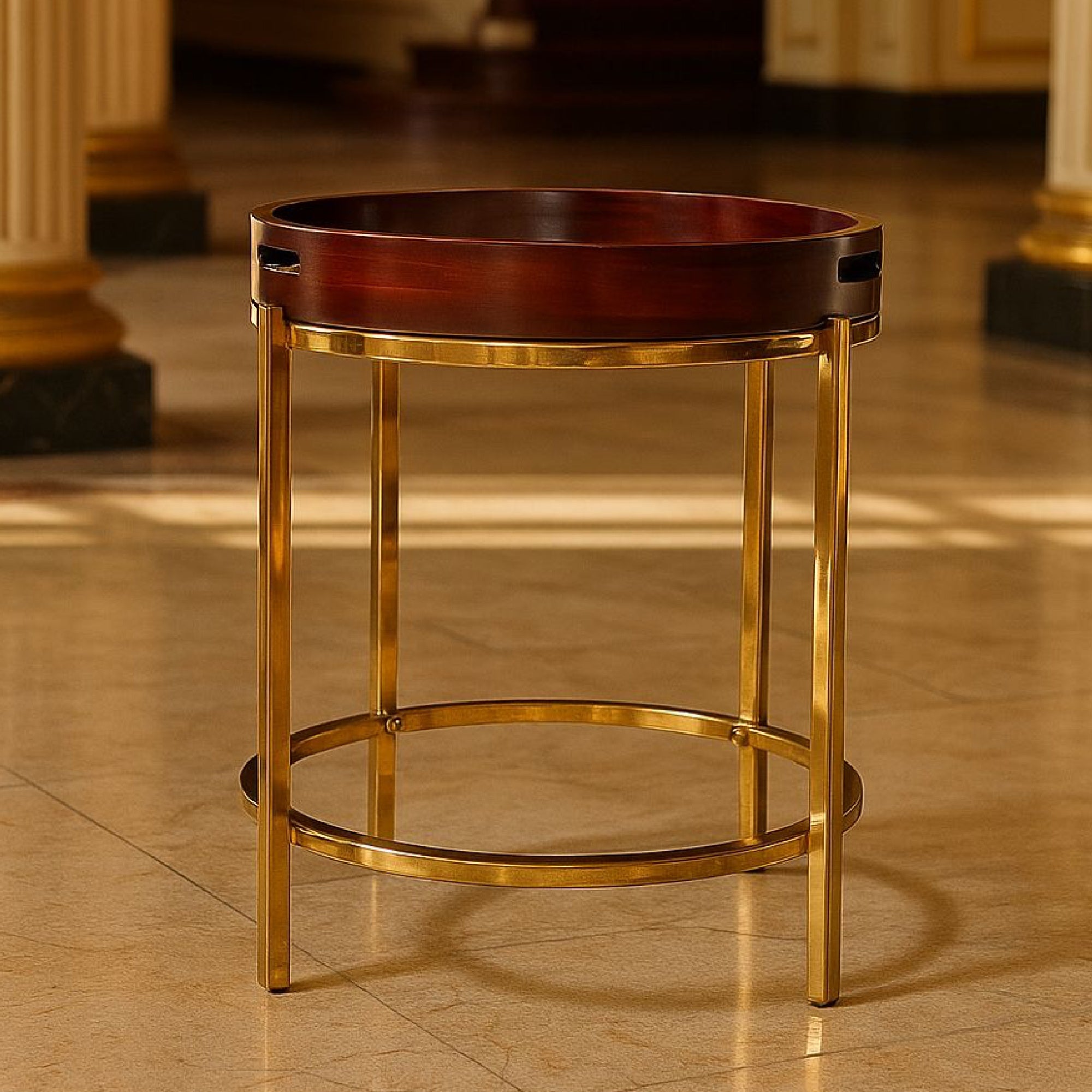 Stainless Steel End Table