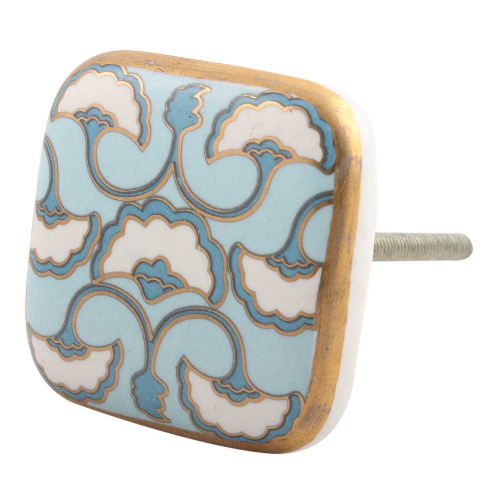 Square Ceramic Drawer Knob