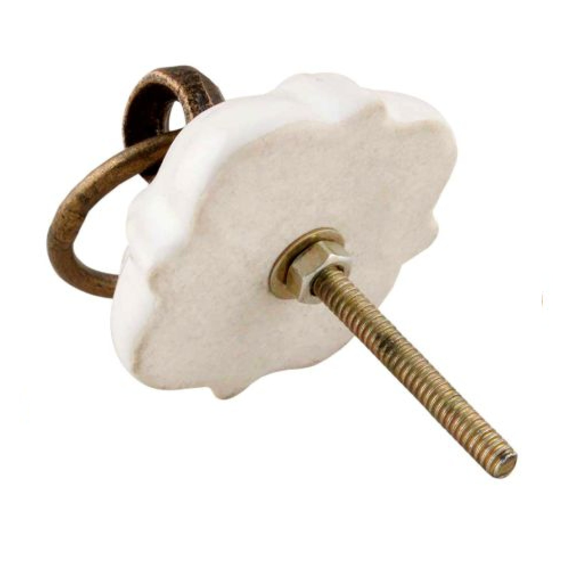 Ornate Ceramic Knob
