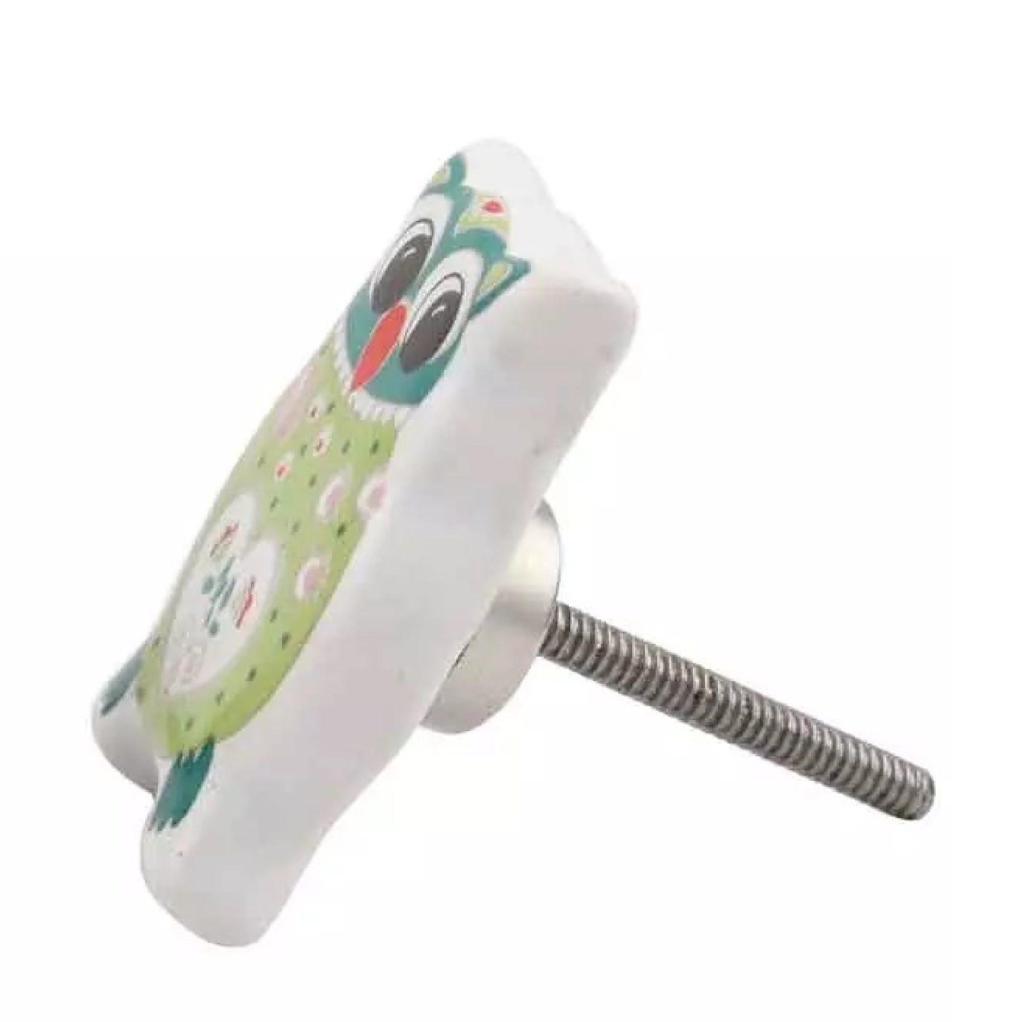 Colorful Ceramic Owl Cabinet Knob – Fun Kids Room Hardware