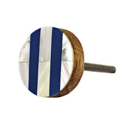 Mother of Pearl and Resin Inlay Cabinet Knob