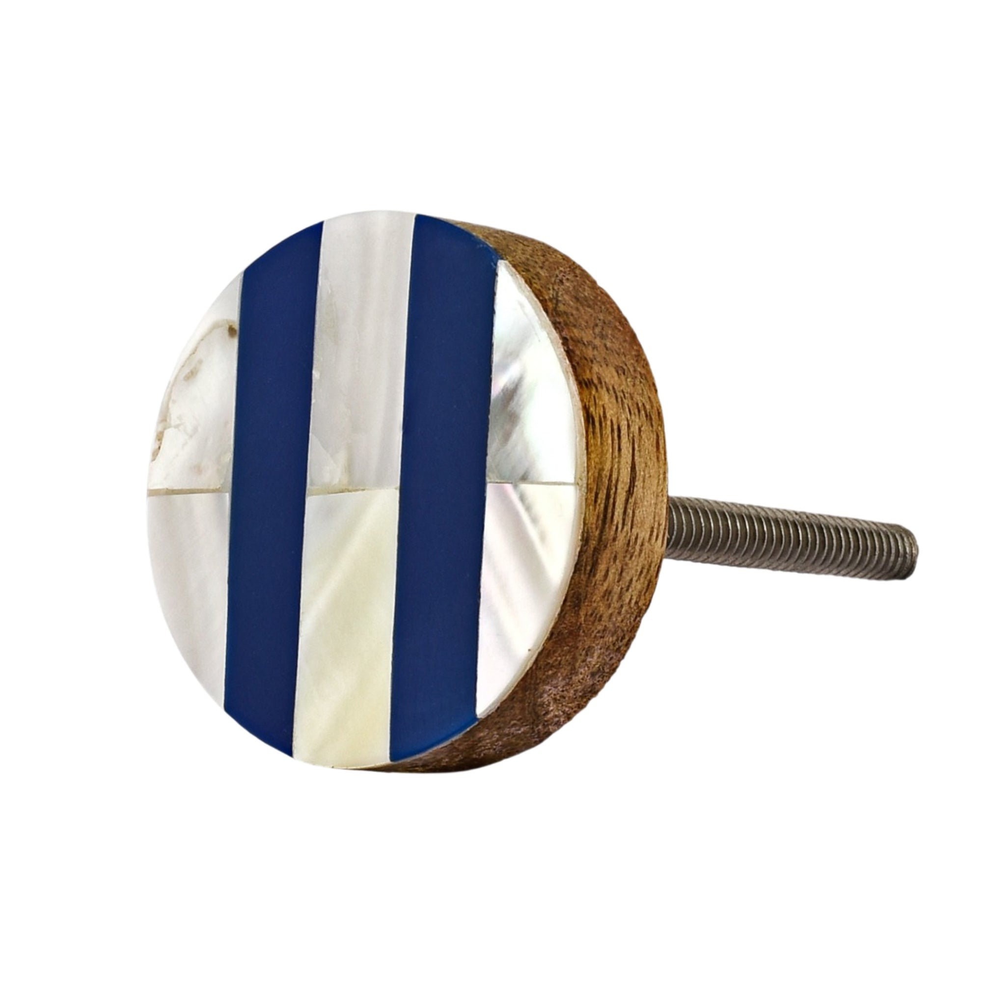 Mother of Pearl and Resin Inlay Cabinet Knob