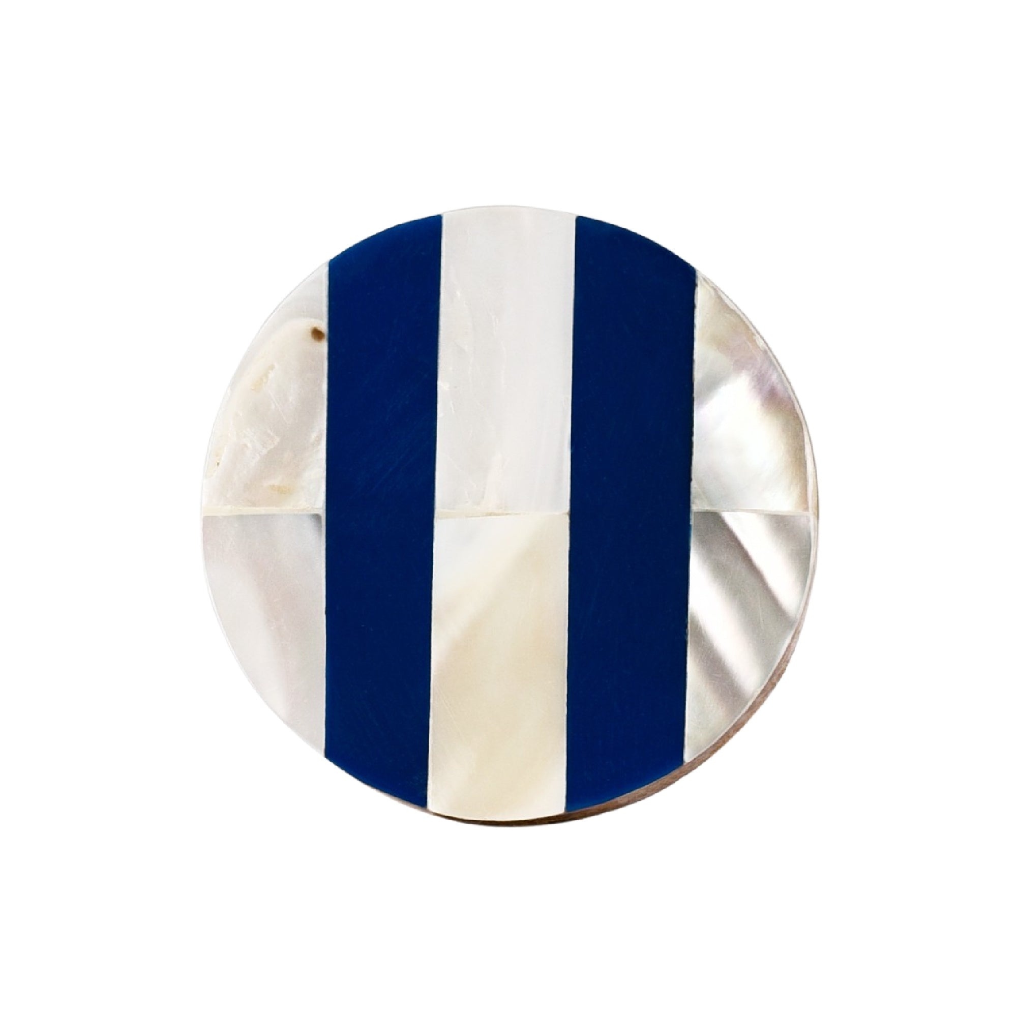 Mother of Pearl and Resin Inlay Cabinet Knob