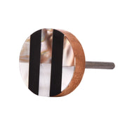 Mother of Pearl and Resin Inlay Cabinet Knob