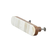 White Bone Inlay Cabinet Pull -5"